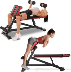 Multi-Function Roman Chair Bench for Full-Body Workout-