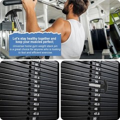 Chrome Weight Stack Pin Set – Perfect Gym Accessories for Fitness Lovers