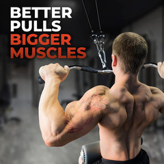 Neutral Grip LAT Pull Down Bar with Range of Motion Cable Attachments
