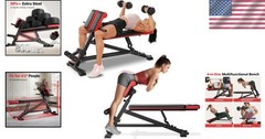 Multi-Function Roman Chair Bench for Full-Body Workout-