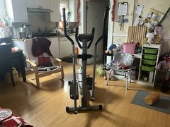 fitness equipment, home gyms, gray/silver, used