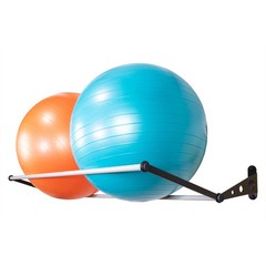 Vita Fitness 10 Ft Mounted Storage Rack for Yoga Stability Balls (For Parts)