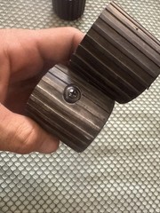 DAMAGED Total Gym Elite Rubber End Caps Black (2 Have Screws To Secure Them)