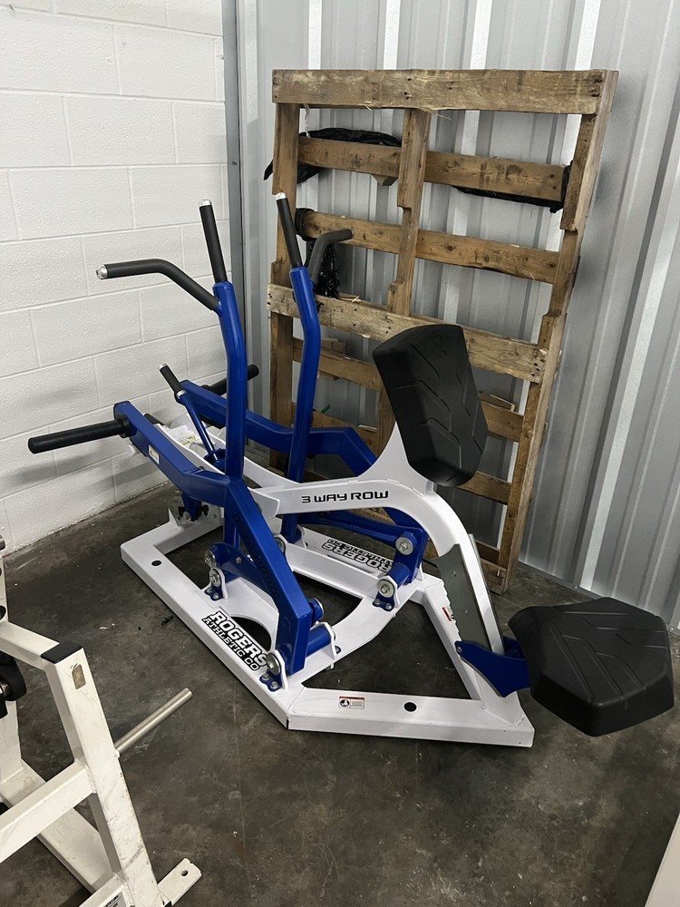 Rogers Athletic 3 Way Row Plate Loaded Blue/White