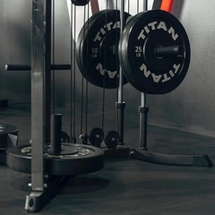 Titan Fitness Plate-Loaded Adjustable Multi-Station Functional Trainer, 660 lb,…