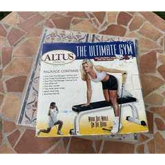 Altus Athletic The Ultimate Gym Portable Kit w/ Bungee Cord, Door Handle, Bag