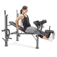 Standard Weight Bench Incline with Leg Developer and Butterfly Arms,
