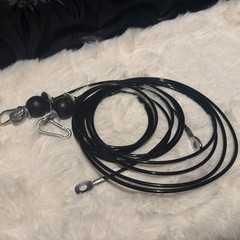 Fitness 133″ And 93” Gym Cables- Black