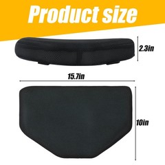 MABOZOO Exercise Bike Seat Cushion, Comfort Recumbent Cushion Black