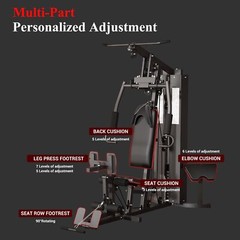 Multifunctional Workout Machine Home Gym Equipment Full Body ,Training Station