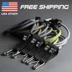 VRTX SPORTS 150 lbs Stackable Resistance Bands Set Gym Exercise Fitness Workout