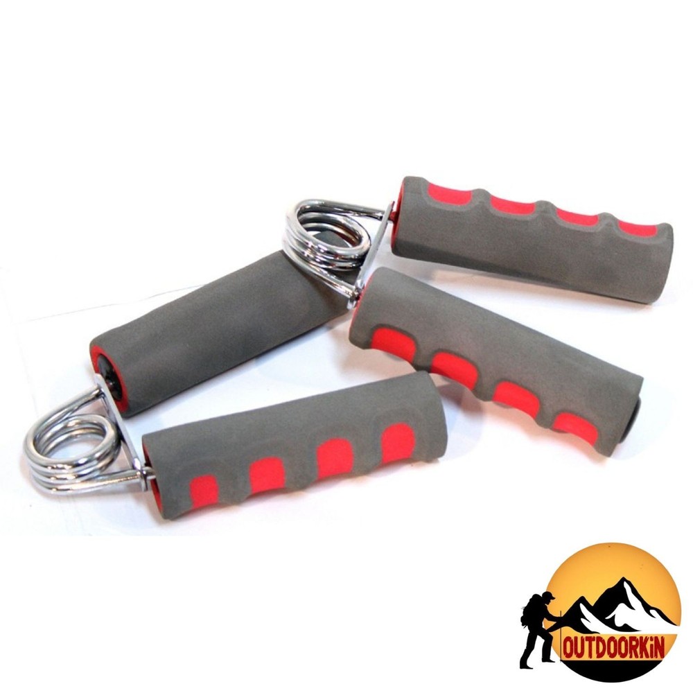 Defender 1 Pair Black Fitness Exercise Hand Grips Pro Work Out Equipment New