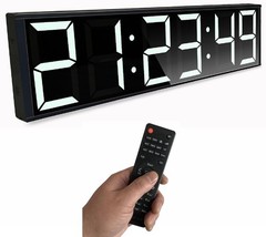 26” Extra Large Home Gym Timer Clock, Programable Workout Interval Timer, Di…