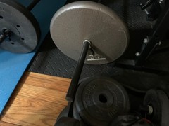 Total Gym weight bar 50 POUNDS GRAY BAR ,50 POUND WEIGHTS EACH and BLACK BAR