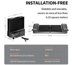 Motion Space JLP60S-A1 Smart Trainer Home Gym Adjustable Foldable Digital 80lb