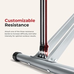 Eliminate Joint Stress with Foldable Row-N-Ride Squat Trainer for Home Workouts]