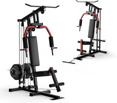 Multifunctional Home Gym Equipment Workout Station with Pulley System