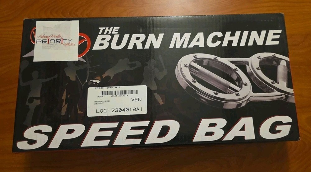 The Burn Machine Speed Bag 4 lbs Rotator Exercise – Red – Brand New!