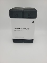 Baseblocks Strongblocks Portable Workout Parallettes/ Yoga Blocks, Easy Assembly