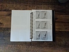 Total Gym 1700 Club Flip Chart Exercise Guide W/ Backboard