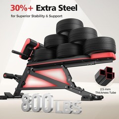 Multi-Function Roman Chair Bench for Full-Body Workout-