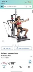 Bowflex Xceed Home Gym – Over 65 Exercises – Leg Extension, Ab Crunch, Squat Bar