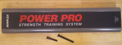Bowflex Power Pro Vertical Mainframe Replacement Part & Bolts