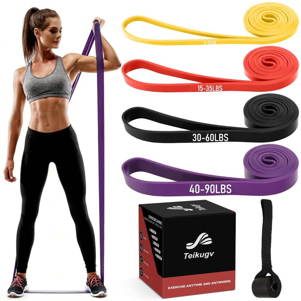 Resistance Bands for Working Out, Pull Up Assistance 5-170lbs, 5-85lbs