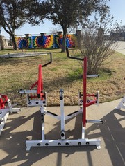 Used Hammer Strength Ground Base Twist Combo Machines (4 Sets)