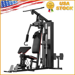 Multifunctional Home Gym Equipment Home Gym Station with Pulley System 150LBS