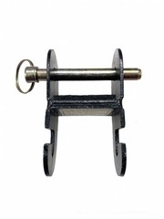 Total Gym Leg Pulley Tower Bracket with Pin – Fits 1000 1100 1500 Pro Platinum