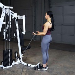 Body-Solid Multi-Station, Single Weight Stack Home Gym Machine, Arm & Leg Streng