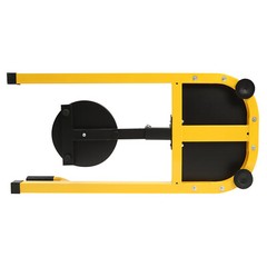Adjustable Deep Sissy Squat Bench U-Shape Hip Thrust Sit-Up Station Yellow