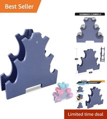 Triangular Dumbbell Holder – Lightweight & Stable Compact Rack for Home Fitness