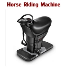 New Upgrated Electric Black Horse Riding Machine for Home Workout Bodybuilding