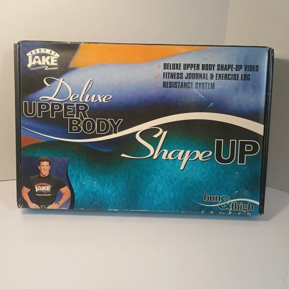 Body By Jake Upper Body ShapeUp Gym Total Workout Resistance Band System Fitness