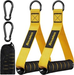 Heavy-Duty Cable Attachments & Resistance Band Handles for Home Gym Excellence
