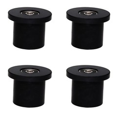 Total Gym Replacement Wheels/Rollers 4 Pack for XL XLS 3000 FIT – 1/4″ Bearings