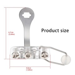 Fencing Stand Convenient Epee Socket Light Refill Stainless Steel Replacement
