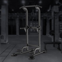 Power Tower Adjustable Height Pull Up & Dip Station Multi-Function Home Strength