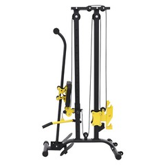 Pull Down Machine Multifunction Low Row Bar Cable Fitness Body Workout Gym