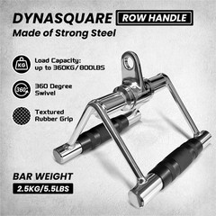 Tricep Press Down Cable Machine Attachment, Heavy Duty Solid Steel Body Train…