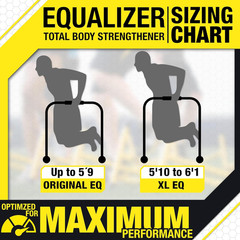 Equalizer Total Body Strengthener – Portable Dip Station for Full Bodyweight Tra