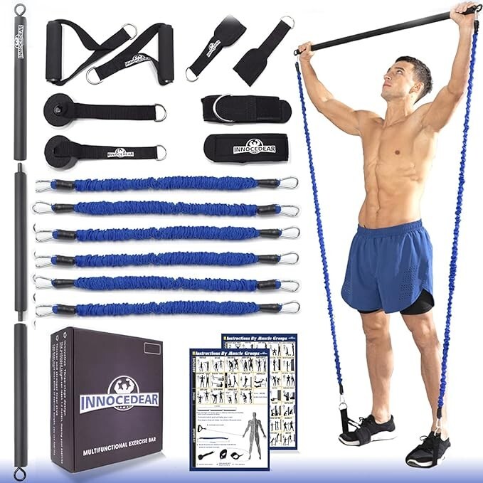 Home Gym Exercise Equipment , Bands, Pilates, Muscle Gain, Strength, Burn Fat