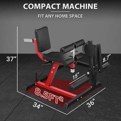 Leg Extension and Curl Machine Plate Loaded Rotary Extension for Thigh Home Gym