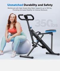 MERACH Squat Machine Adjustable Resistance Glutes Workout Foldable Easy Setup