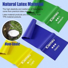 Flat Resistance Bands 5.9ft – Latex Elastic Workout Bands For Pilates, Yoga, …