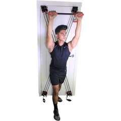 Total Body Workout: X Factor Door Gym with Straight Bar, DVD, Chart