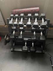 home gym rack, Dumbbells, Plates, Storage