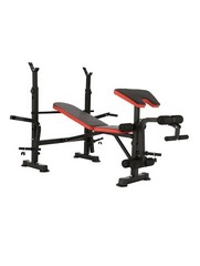 Foldable Adjustable Incline Decline Bench With Rack Leg Developer NEW